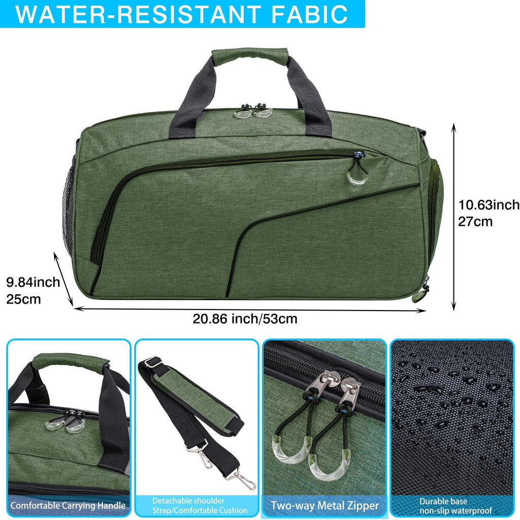 Sports Small Gym Bag for Men and Women Travel Duffel Bag Workout Bag with Shoes Compartment