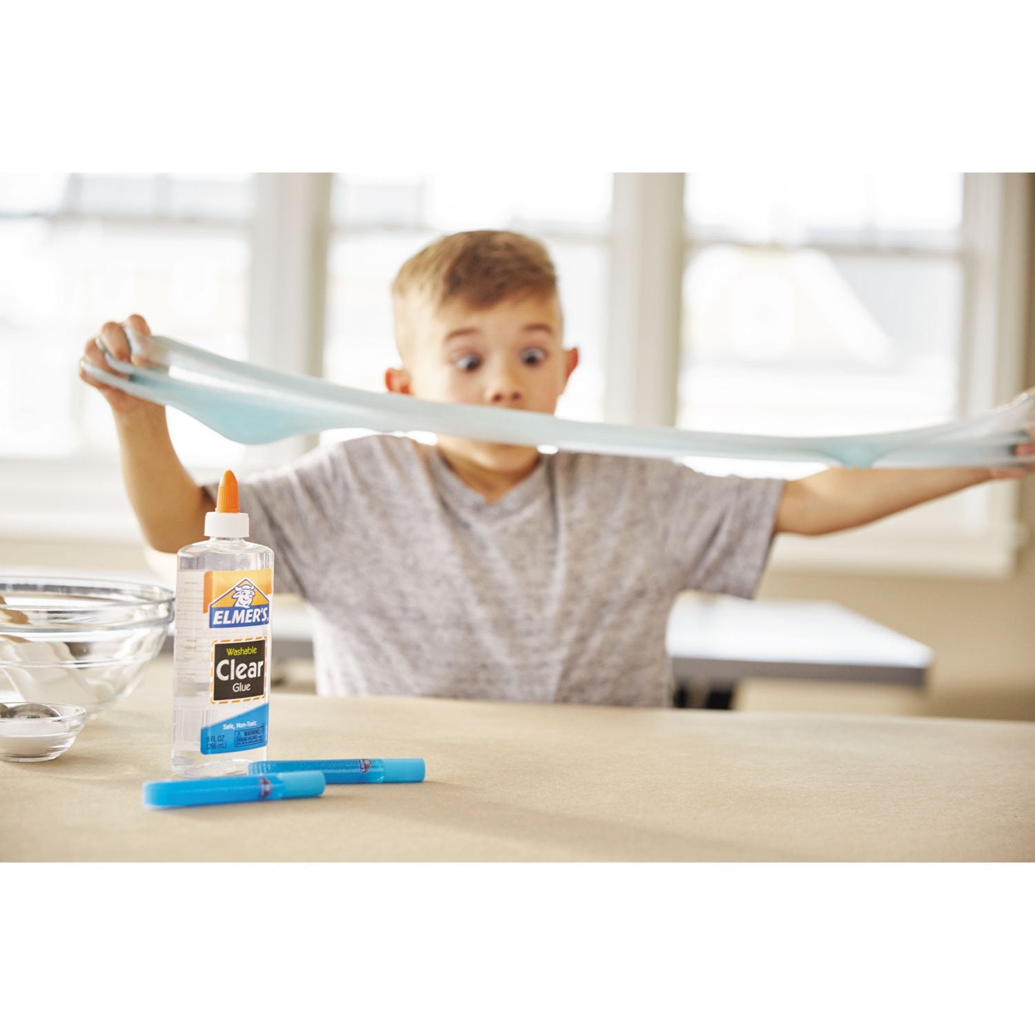 Elmer'S E305 School Glue Washble Clear, 5 Oz, Clear