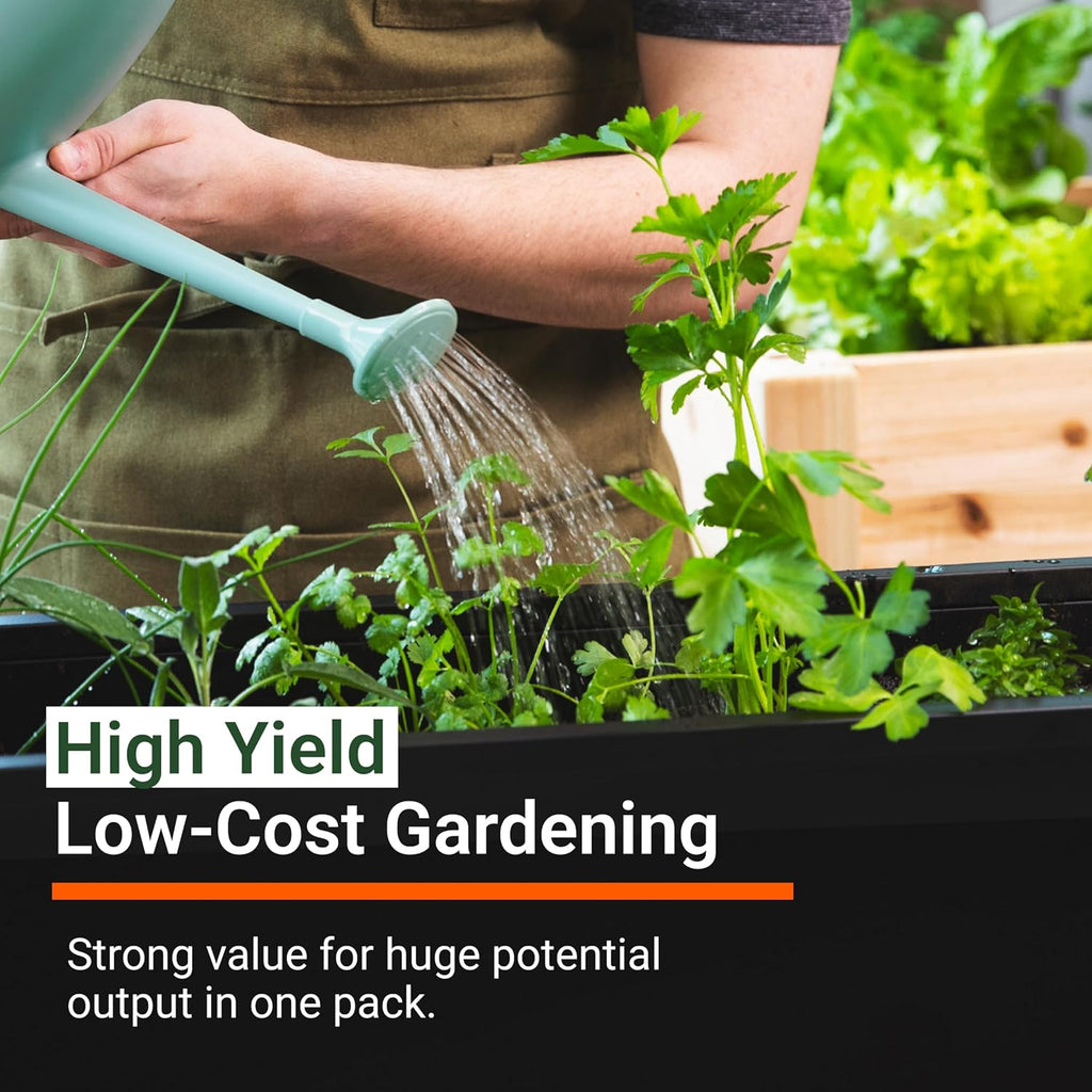 |15,000 Heirloom Seeds | 32 Seed Types | Survival Seeds | 2026 Season | Non GMO Vegetable and Fruit Seeds | Planting Outdoor & Indoor Garden