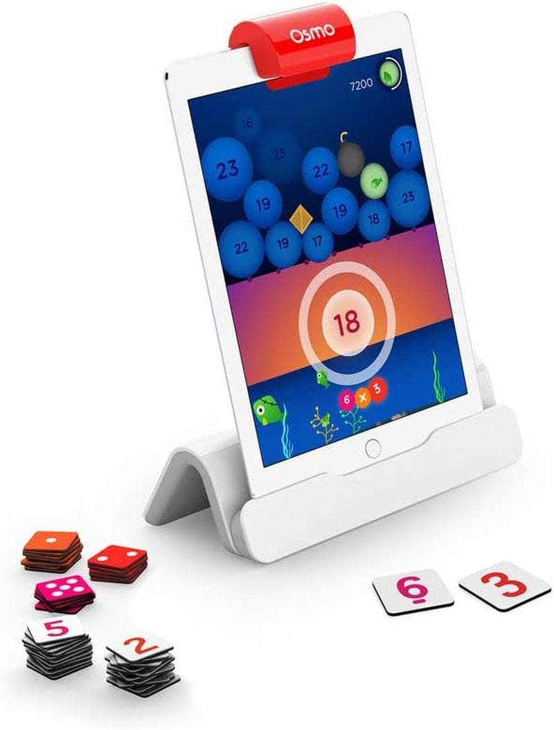 -Genius Numbers for Ipad & Fire Tablet - Ages 6-10 - Math Equations (Counting,Addition,Subtraction & Multiplication) Educational Learning Games - STEM Toy-Boy & Girl ( Base Required)