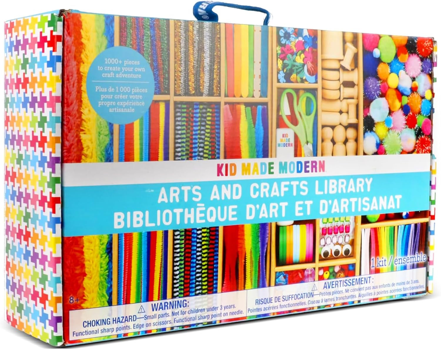 Arts and Craft Kit – a DIY 3.8 Pounds of Hobby Craft Supplies & Materials Box for Creative Art Projects for Kids Age 4 5 6 7 8 9 10 11 & 12 Year Old Girls & Boys